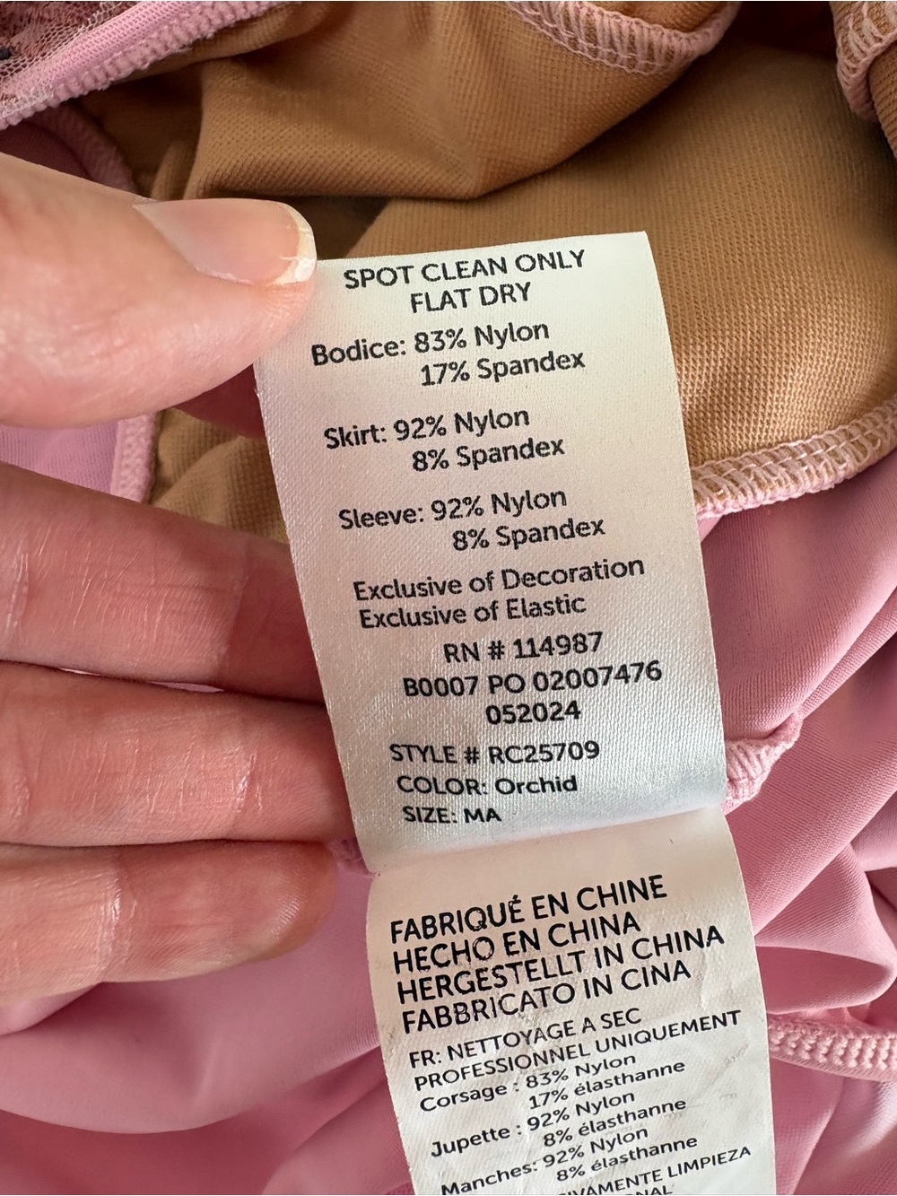 Revolution Pink Dancewear Dress Adult Medium EUC Asymmetrical Hem Lyrical Fairy - Picture 11 of 15